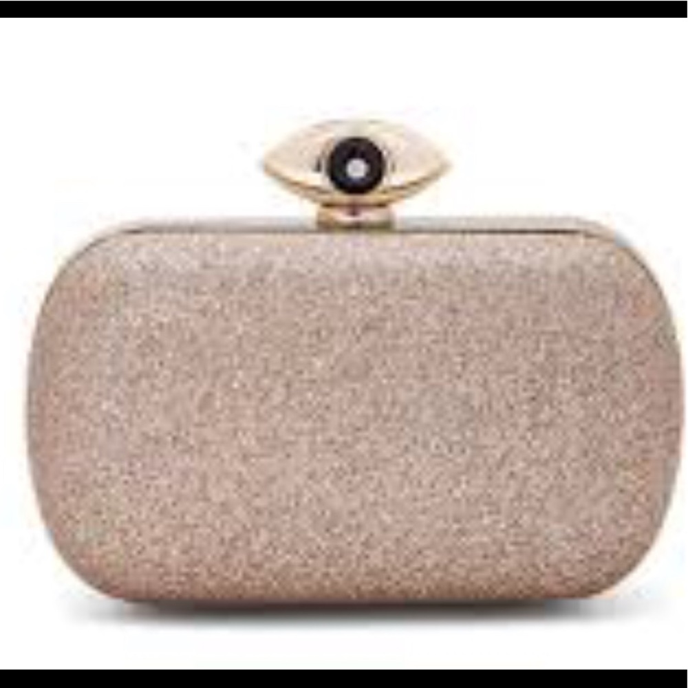 All Seeing Eye Glitter Minaudiere Evening Clutch